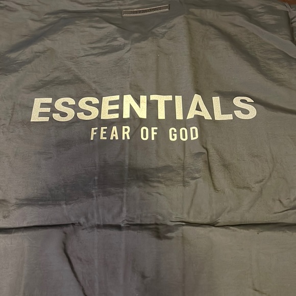 Essentials Fear Of God Black Coaches Jacket - Small - Picture 2 of 9
